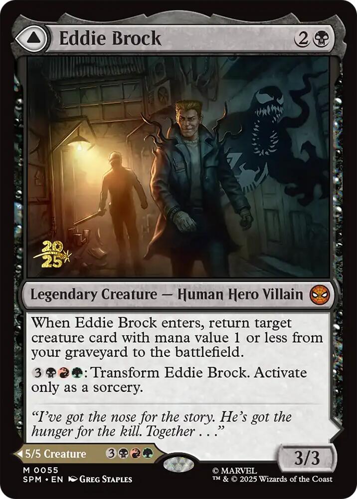 Eddie Brock // Venom, Lethal Protector [Marvel's Spider-Man Prerelease Promos] | I Want That Stuff Brandon