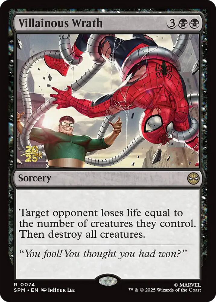 Villainous Wrath [Marvel's Spider-Man Prerelease Promos] | I Want That Stuff Brandon