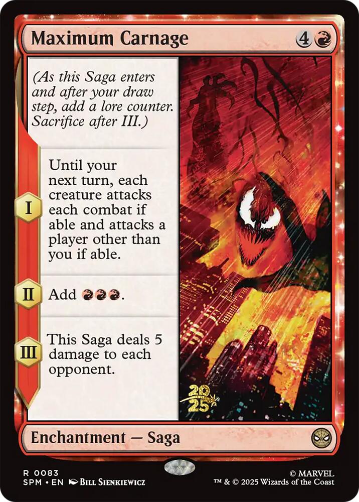 Maximum Carnage [Marvel's Spider-Man Prerelease Promos] | I Want That Stuff Brandon