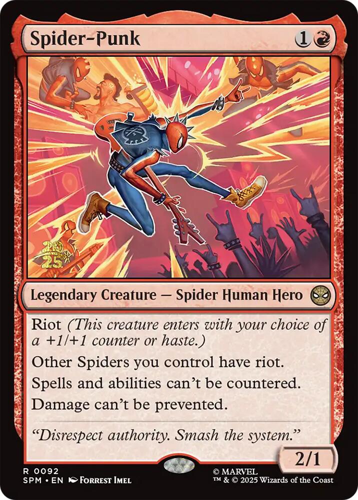 Spider-Punk [Marvel's Spider-Man Prerelease Promos] | I Want That Stuff Brandon