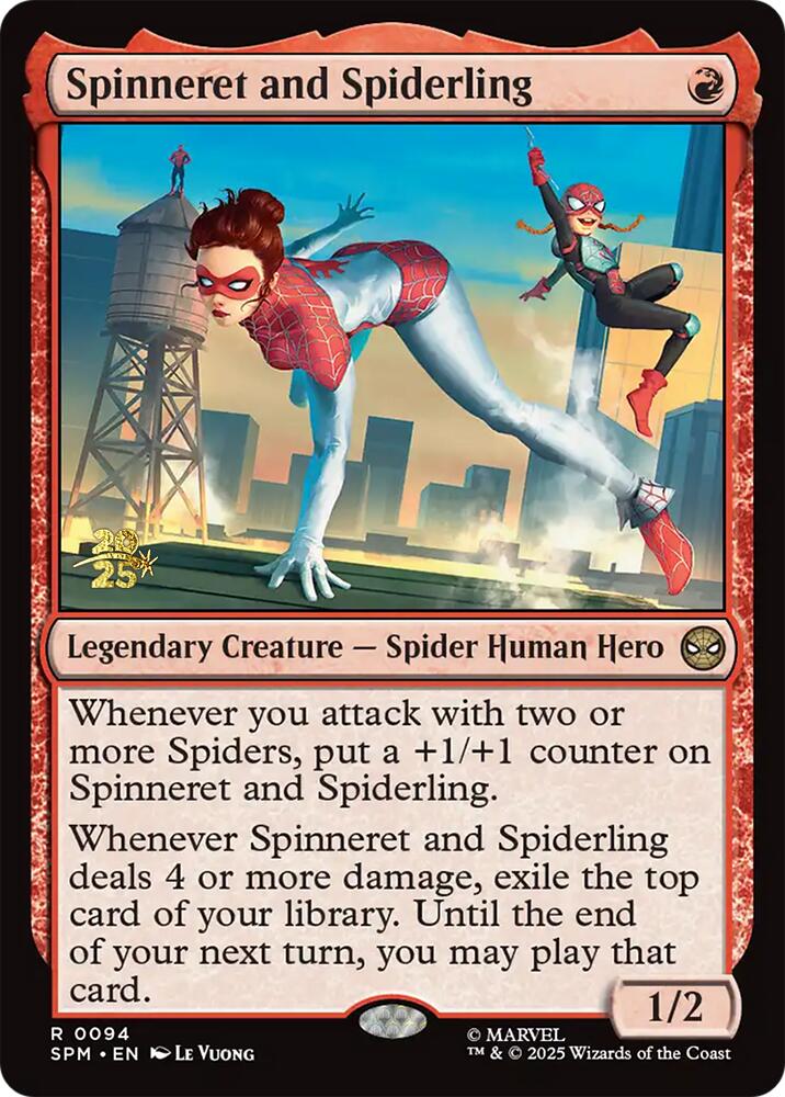 Spinneret and Spiderling [Marvel's Spider-Man Prerelease Promos] | I Want That Stuff Brandon