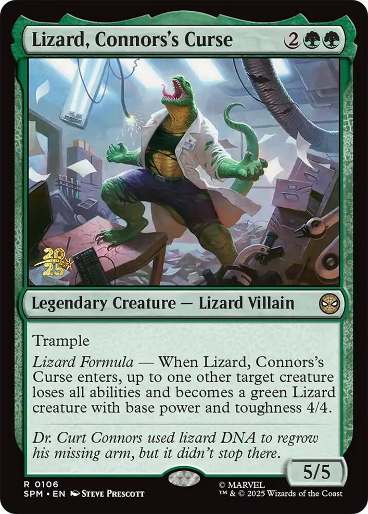 Lizard, Connors's Curse [Marvel's Spider-Man Prerelease Promos] | I Want That Stuff Brandon