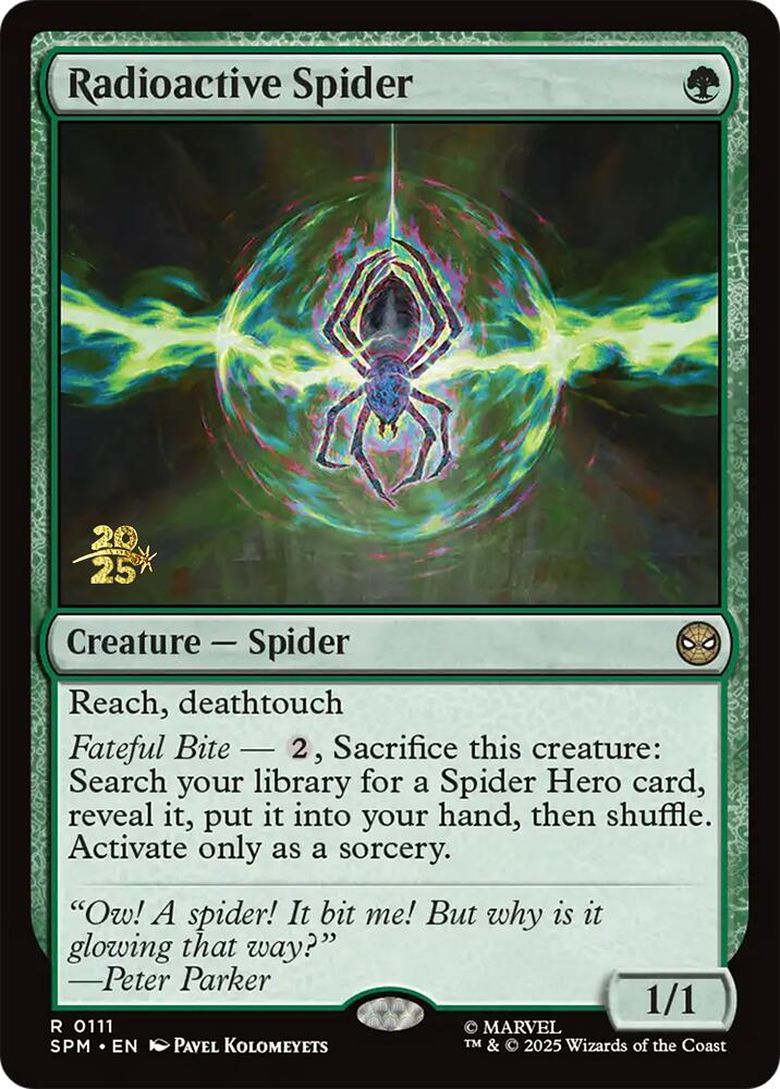 Radioactive Spider [Marvel's Spider-Man Prerelease Promos] | I Want That Stuff Brandon