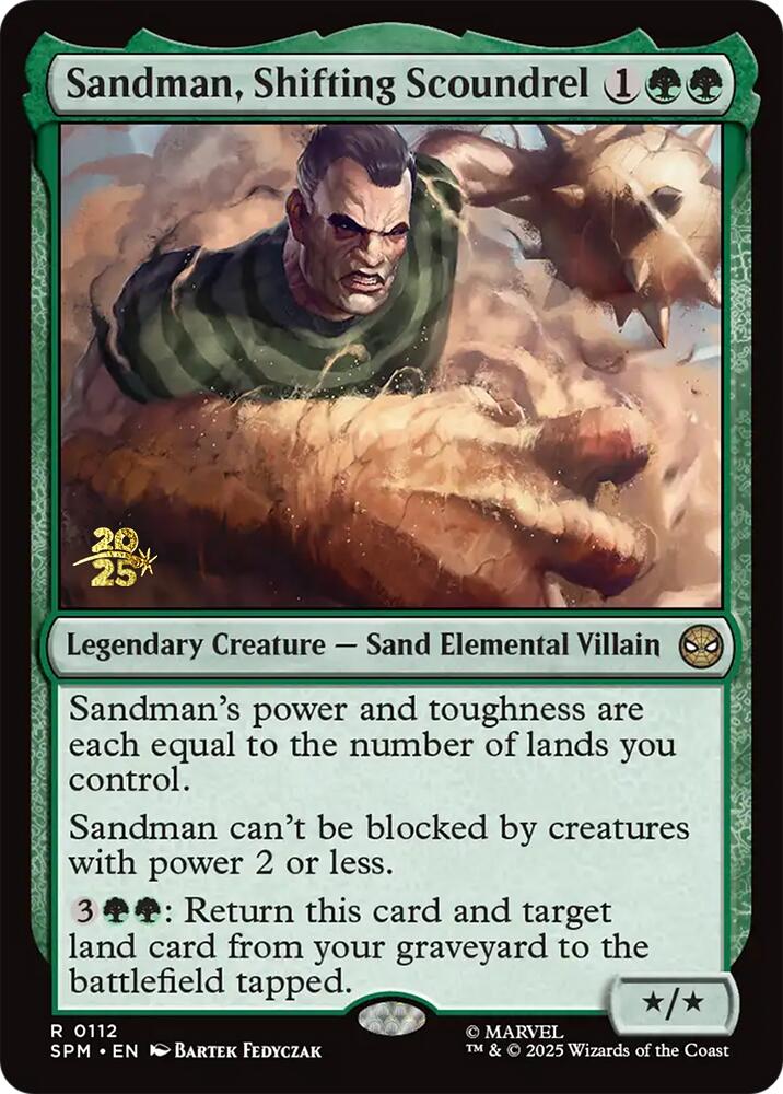 Sandman, Shifting Scoundrel [Marvel's Spider-Man Prerelease Promos] | I Want That Stuff Brandon