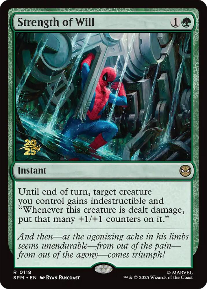 Strength of Will [Marvel's Spider-Man Prerelease Promos] | I Want That Stuff Brandon
