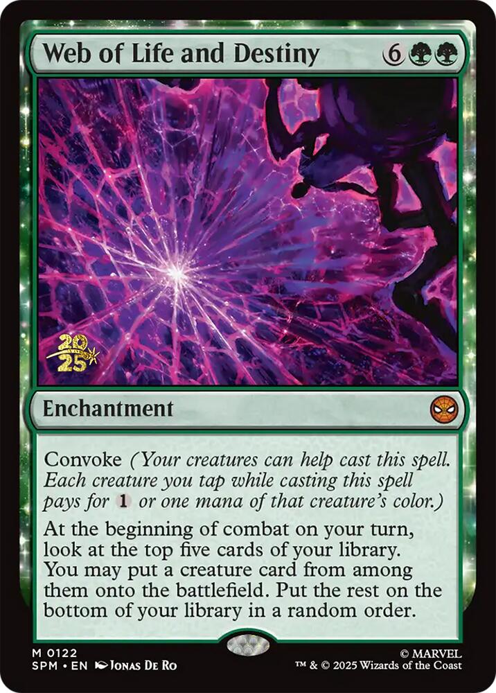 Web of Life and Destiny [Marvel's Spider-Man Prerelease Promos] | I Want That Stuff Brandon