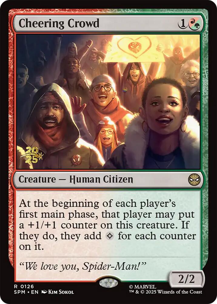 Cheering Crowd [Marvel's Spider-Man Prerelease Promos] | I Want That Stuff Brandon