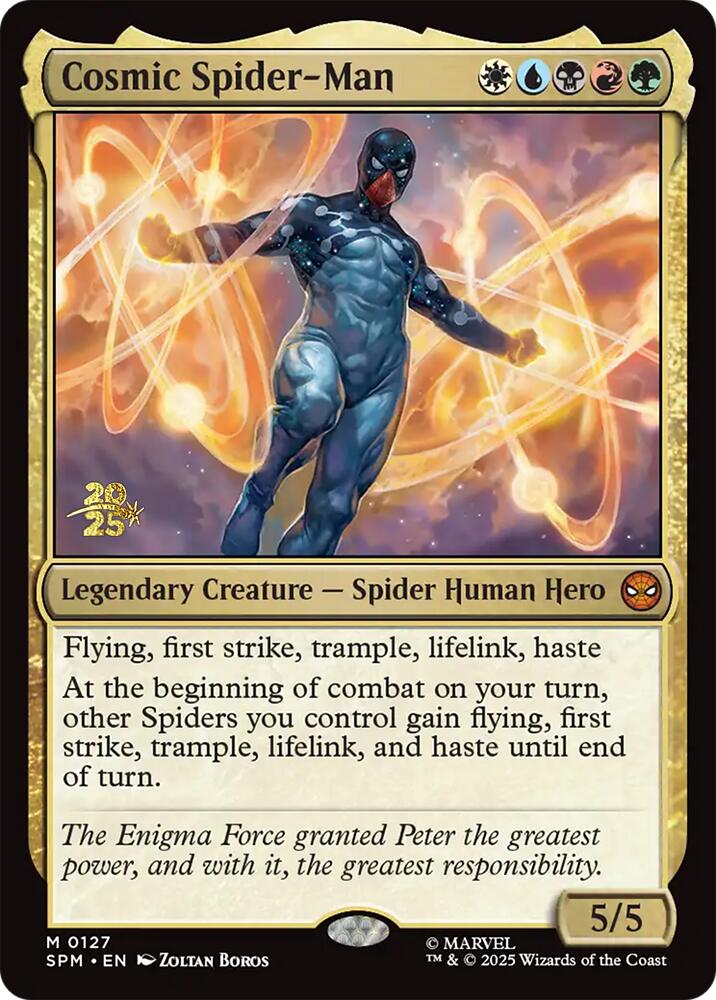 Cosmic Spider-Man [Marvel's Spider-Man Prerelease Promos] | I Want That Stuff Brandon