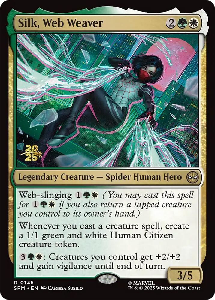 Silk, Web Weaver [Marvel's Spider-Man Prerelease Promos] | I Want That Stuff Brandon
