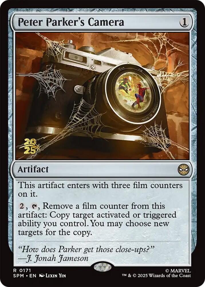 Peter Parker's Camera [Marvel's Spider-Man Prerelease Promos] | I Want That Stuff Brandon