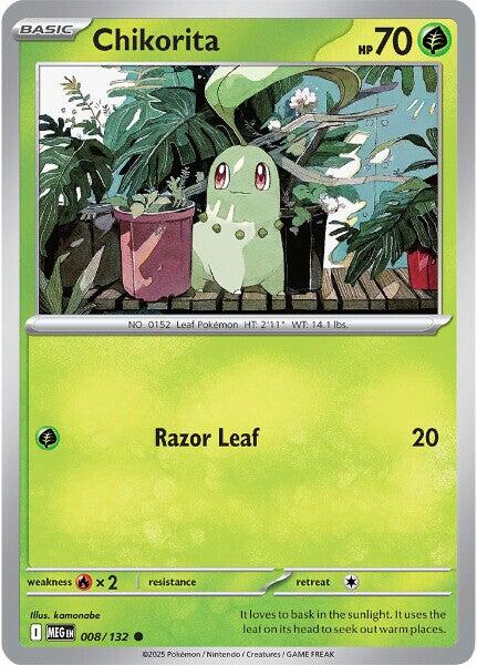 Chikorita (008/132) [Mega Evolution: Base Set] | I Want That Stuff Brandon