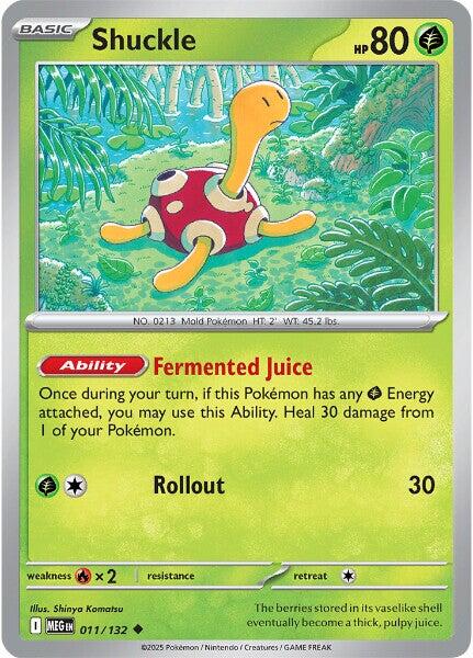 Shuckle (011/132) [Mega Evolution: Base Set] | I Want That Stuff Brandon
