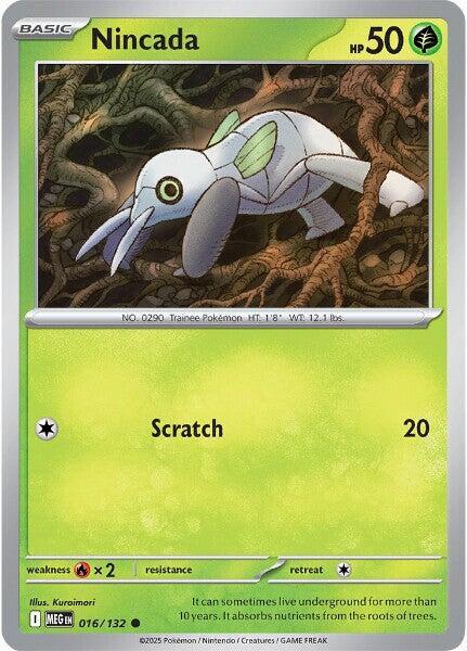 Nincada (016/132) [Mega Evolutions: Base Set] | I Want That Stuff Brandon