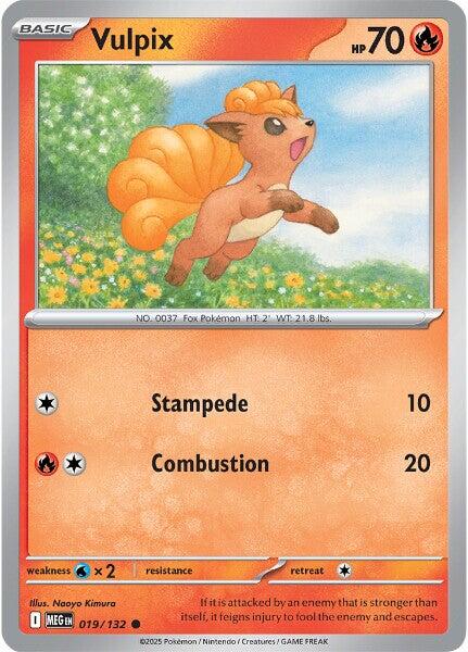 Vulpix (019/132) [Mega Evolution: Base Set] | I Want That Stuff Brandon