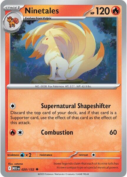Ninetales (020/132) [Mega Evolution: Base Set] | I Want That Stuff Brandon