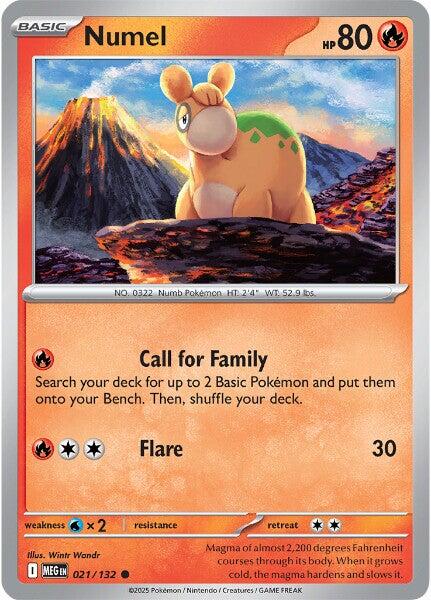 Numel (021/132) [Mega Evolution: Base Set] | I Want That Stuff Brandon