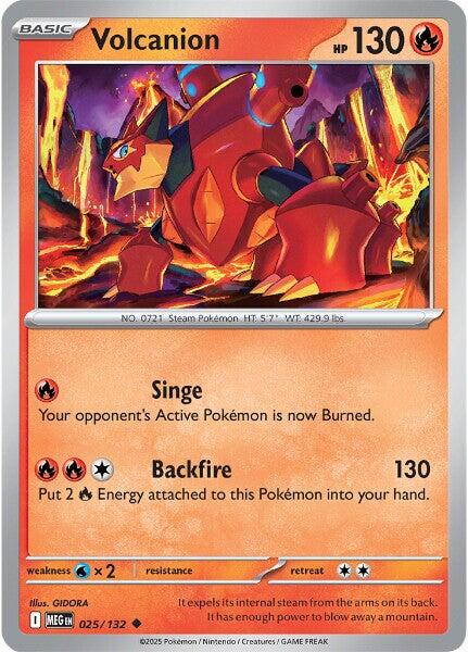 Volcanion (025/132) [Mega Evolution: Base Set] | I Want That Stuff Brandon