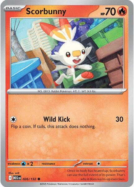 Scorbunny (026/132) [Mega Evolution: Base Set] | I Want That Stuff Brandon