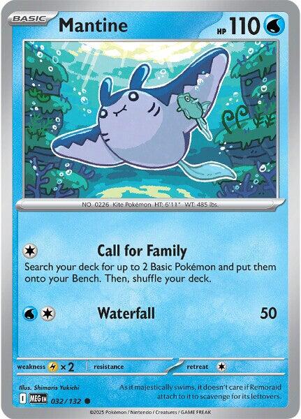 Mantine (032/132) [Mega Evolutions: Base Set] | I Want That Stuff Brandon