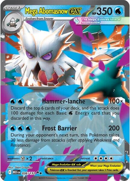 Mega Abomasnow ex (036/132) [Mega Evolution: Base Set] | I Want That Stuff Brandon