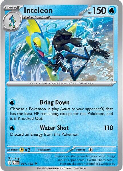 Inteleon (041/132) [Mega Evolution: Base Set] | I Want That Stuff Brandon