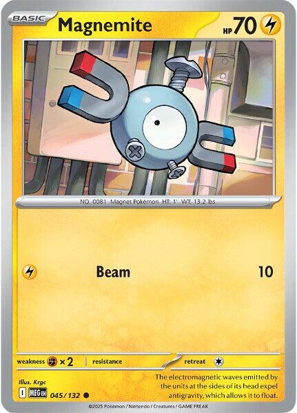 Magnemite (045/132) [Mega Evolutions: Base Set] | I Want That Stuff Brandon