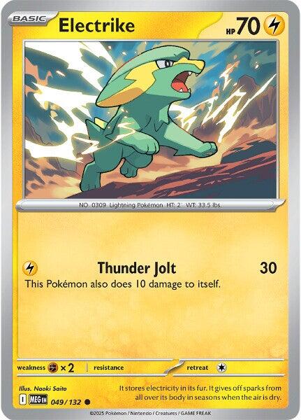 Electrike (049/132) [Mega Evolution: Base Set] | I Want That Stuff Brandon
