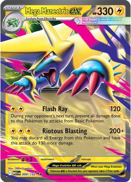 Mega Manectric ex (050/132) [Mega Evolution: Base Set] | I Want That Stuff Brandon
