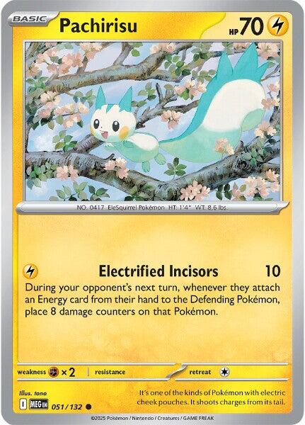 Pachirisu (051/132) [Mega Evolution: Base Set] | I Want That Stuff Brandon