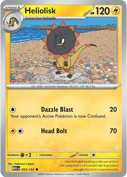 Heliolisk (053/132) [Mega Evolution: Base Set] | I Want That Stuff Brandon