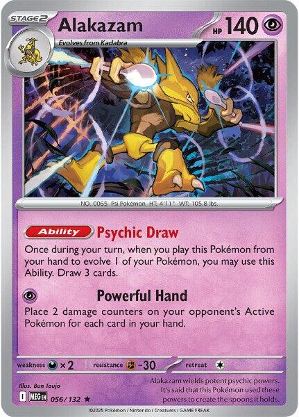 Alakazam (056/132) [Mega Evolution: Base Set] | I Want That Stuff Brandon