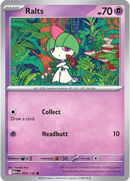 Ralts (058/132) [Mega Evolution: Base Set] | I Want That Stuff Brandon