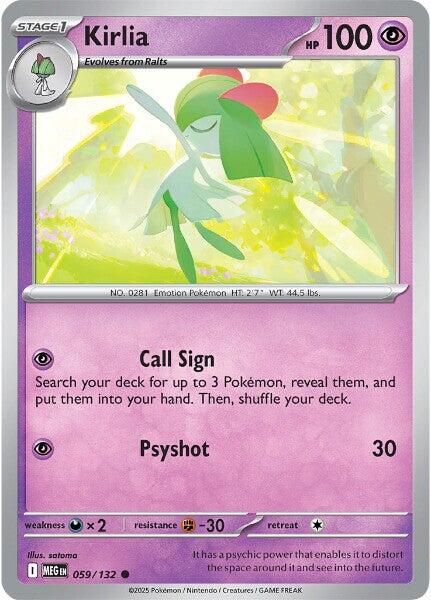 Kirlia (059/132) [Mega Evolution: Base Set] | I Want That Stuff Brandon