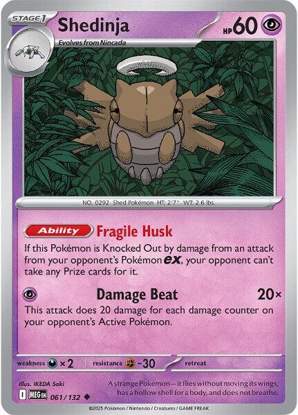 Shedinja (061/132) [Mega Evolution: Base Set] | I Want That Stuff Brandon