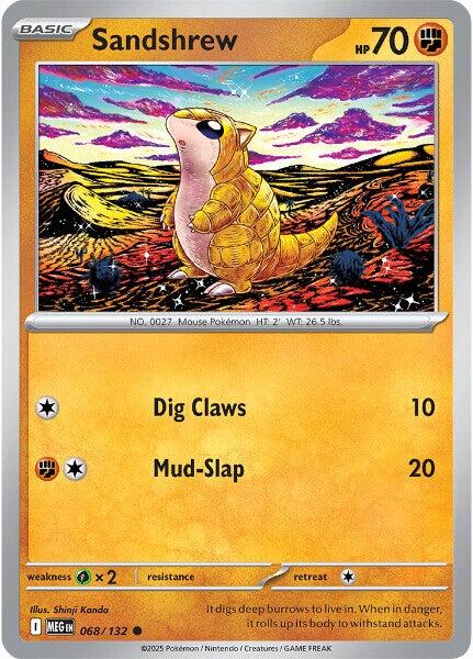 Sandshrew (068/132) [Mega Evolution: Base Set] | I Want That Stuff Brandon