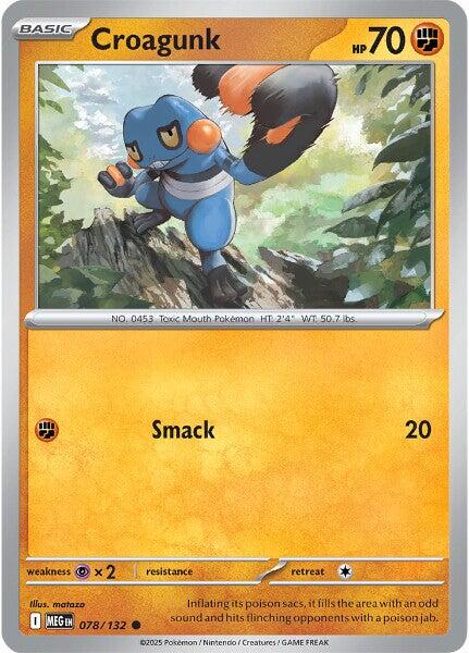 Croagunk (078/132) [Mega Evolution: Base Set] | I Want That Stuff Brandon