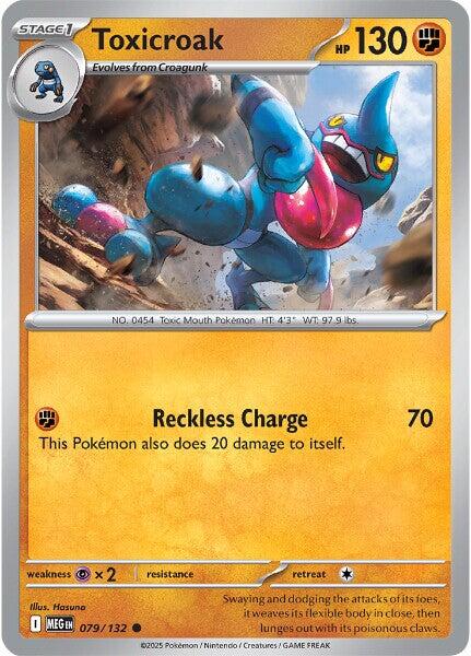 Toxicroak (079/132) [Mega Evolutions: Base Set] | I Want That Stuff Brandon