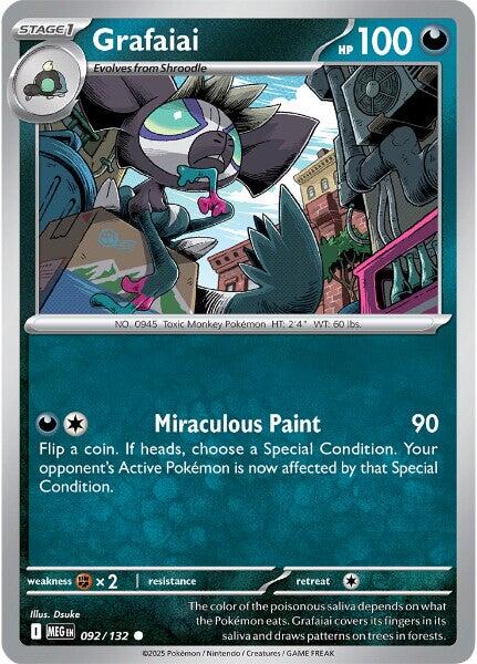 Grafaiai (092/132) [Mega Evolution: Base Set] | I Want That Stuff Brandon