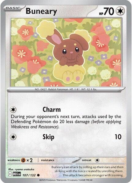 Buneary (107/132) [Mega Evolution: Base Set] | I Want That Stuff Brandon