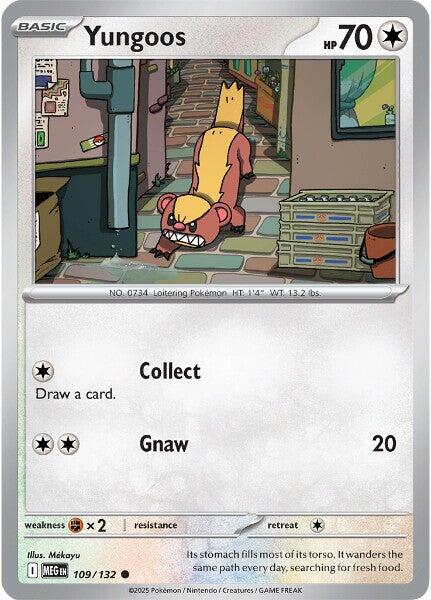 Yungoos (109/132) [Mega Evolution: Base Set] | I Want That Stuff Brandon