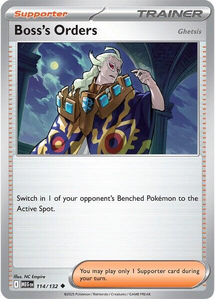 Boss's Orders (114/132) [Ghetsis] [Mega Evolution: Base Set] | I Want That Stuff Brandon