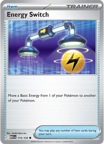 Energy Switch (115/132) [Mega Evolution: Base Set] | I Want That Stuff Brandon