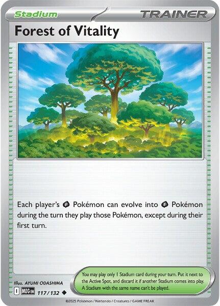 Forest of Vitality (117/132) [Mega Evolution: Base Set] | I Want That Stuff Brandon