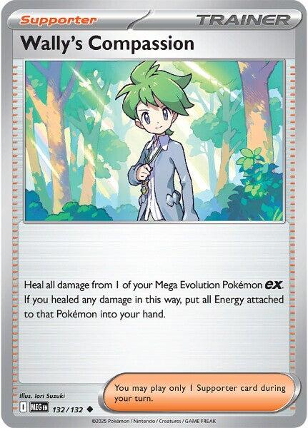 Wally's Compassion (132/132) [Mega Evolution: Base Set] | I Want That Stuff Brandon