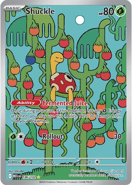 Shuckle (136/132) [Mega Evolution: Base Set] | I Want That Stuff Brandon