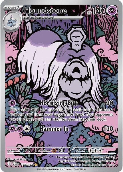 Houndstone (145/132) [Mega Evolution: Base Set] | I Want That Stuff Brandon