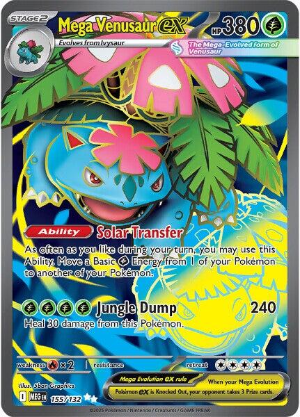 Mega Venusaur ex (155/132) [Mega Evolution: Base Set] | I Want That Stuff Brandon