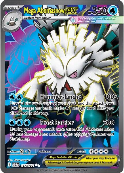 Mega Abomasnow ex (157/132) [Mega Evolution: Base Set] | I Want That Stuff Brandon