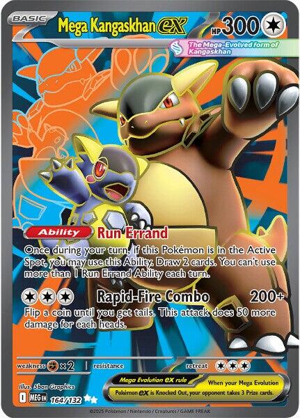 Mega Kangaskhan ex (164/132) [Mega Evolution: Base Set] | I Want That Stuff Brandon