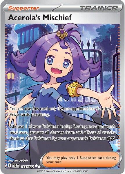 Acerola's Mischief (165/132) [Mega Evolution: Base Set] | I Want That Stuff Brandon